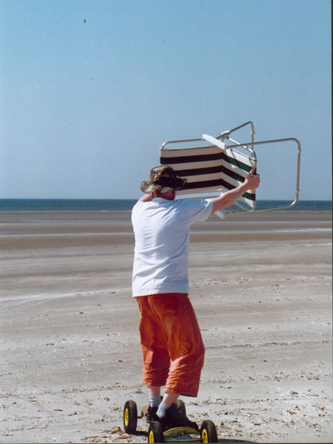 Prototyp Klappstuhl - geht nicht in Serie